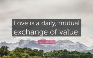 loving and valuing...the same?