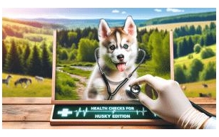 Ice’s husky puppy health checks