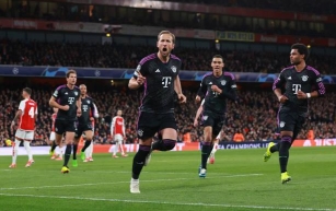 Harry Kane fires Arsenal penalty jibe after Champions League draw
