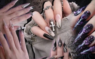 Goth Nail Designs: 5 Edgy, but Pretty Ideas for All the Darklings (with Tutorials!)