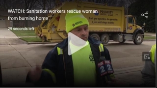 Sanitation Workers Save Elderly Woman From House Fire In Mt. Clemens