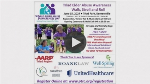 Join The Walk Greensboro & Winston-Salem: Triad Elder Abuse Awareness Event June 15, 2024