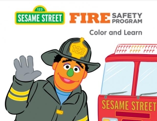 Free Sesame Street Fire Safety Color & Learn Activity Book