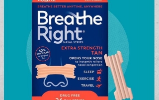 Free Extra Strength Tan Breathe Right Strips Sample