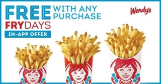 Free Hot Fries With Any Purchase At Wendy's Every Friday