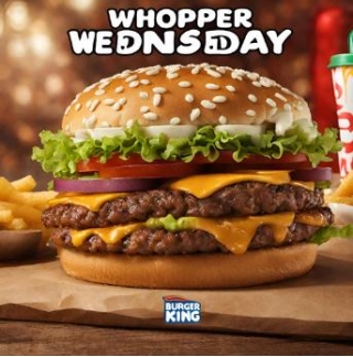 $3 Whopper Wedneday At Burger King