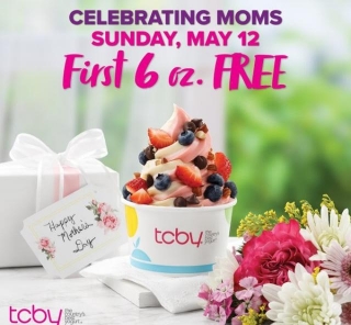 Free 6 Oz FROYO For Moms At TCBY On Mothers Day (5/12/24)