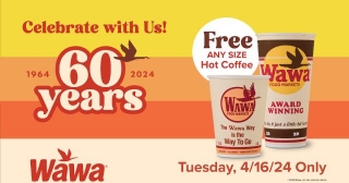 Free Coffee At Wawa On April 16, 2024 (Wawa Day)