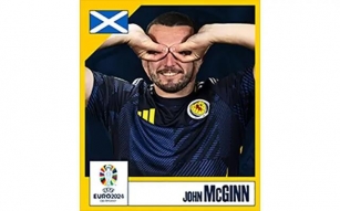 Scotland Star John McGinn Poses In 'goggles' Celebration For Euro 2024 Squad Photo
