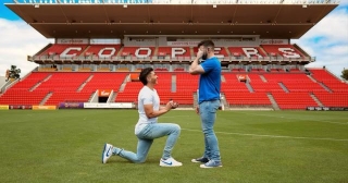 Australian First Active Gay Soccer Player Proposes To Boyfriend On Pitch