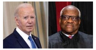 President Biden Mocks Justice Clarence Thomas Over Undisclosed Luxury Trips