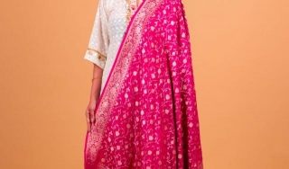 Crafted Splendor: Unveiling The Exquisite World Of Katan Silk And Banarasi Handloom Suit Sets