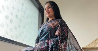 Blue Katan Silk All Over Jamdani Saree: Timeless Sophistication And Grace