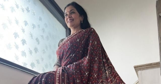 Crafted Treasures: Exploring The Ajrakh Saree On Modal Silk