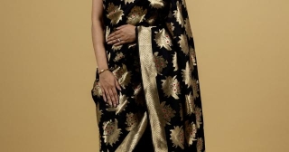Enigmatic Charisma: The Black Banarasi Silk Saree In Kaduwa Weave