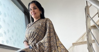 Ajrakh Saree: A Tapestry Of Timeless Tradition