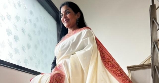 Graceful Simplicity: Exploring The White Silk Saree With A Valkalam Border And Pallu