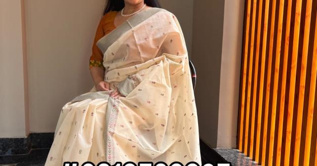 Whispers of Tradition: Exploring the Delicate Charms of Handloom Embroidered Kota Doria Sarees