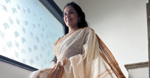Glimmering Grace: Exploring The Cotton Kanchee Saree In White And Gold
