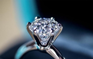 Diamond Engagement Ring And The Vow To Love Forever.