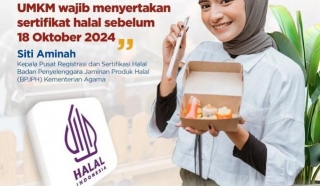 Wajib Menyertakan Sertifikat Halal Sebelum 18 Oktober 2024