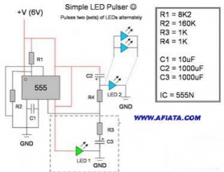A Simple Low Cost LED Pulser