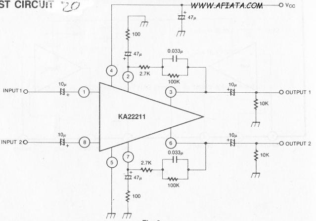 LOw Noise Equalizer Amplifier circuit