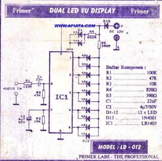 Led Vu Display Circuit