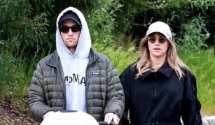 Baby SuBert Is Here! Robert Pattinson And Suki Waterhouse Out On A Stroll With Their Baby
