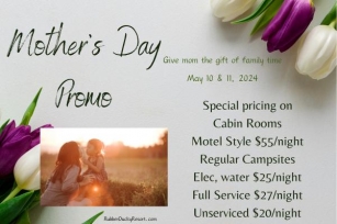 Mother’s Day Weekend May 10-12, 2024