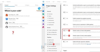 Azure DevOps Enable Creation Of Classic Build Release Pipelines Grayed Out