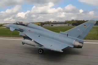 NATO Secretary General Flies In German Eurofighter