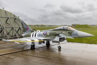 RAF Typhoon Display Team Reveals Newly Painted Aircraft For 2024 Season