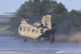 Dutch Special Forces Perform Helocasting From Chinook Helicopter