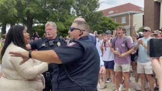 Amid 'Racist Jeers' At Protest, One Pol Offers A High-Five