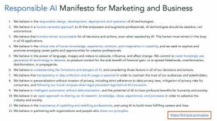 Le Manifeste De L’IA Responsable Pour Les Marketeurs Et Les Affaires