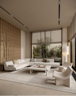 Zen In Bahrain: A Contemporary Haven Of Sleek Lines And Organic Shapes