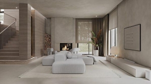 The Quiet Luxury Of Greige In A Minimalist Home