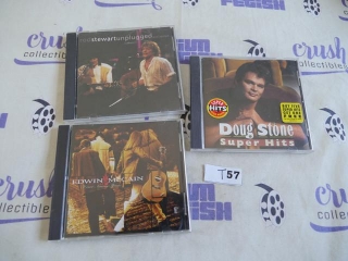 Set Of 3 Rock Music CDs, Edwin McCain, Doug Stone, Rod Stewart [T57]