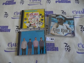 Set Of 3 Alt. Rock Music CDs, Ramones, Weezer, Kid Rock [T63]