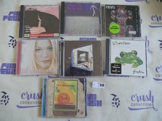 Set Of 7 Rock Pop Music CDs, Silverchair, LeAnn Rimes, Heartbreakers [T59]