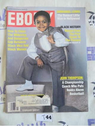 Ebony Magazine (February 1985) Webster, Emmanuel Lewis Cover [T44]