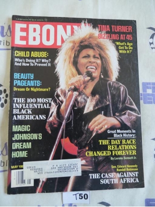 Ebony Magazine (May 1985) Singer Tina Turner Cover [T50]
