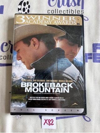 Brokeback Mountain Full Screen DVD (2006) [X82]