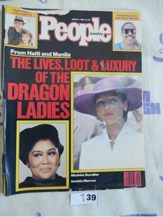 People Weekly Magazine (Mar 3, 1986), Imelda Marcos, Michele Duvalier Cover [T39]