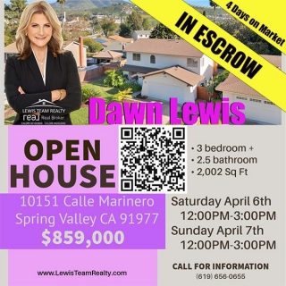 2 Homes In Escrow In Spring Valley San Diego