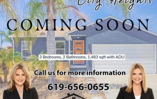 San Diego Home with ADU - Coming Soon