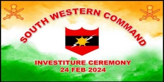 South Western Command Investiture Ceremony To Be Held At Dot Auditorium, Hisar Military Station On 24 Feb 2024