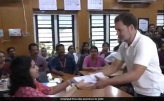 Rahul Gandhi Files Nomination From Wayanad Lok Sabha Seat