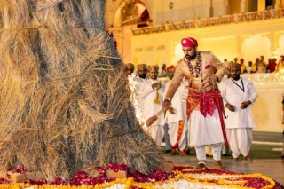 Holi Dahan Mahotsav Celebrated With Great Enthusiasm In The City Palace Udaipur Premises